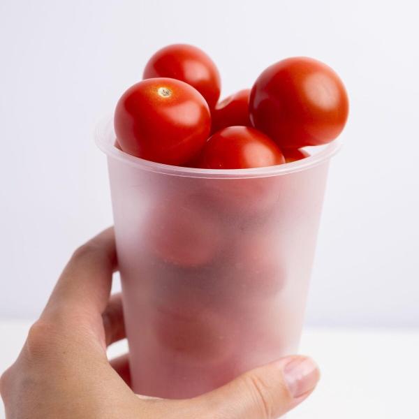 Cherry tomato snack cups